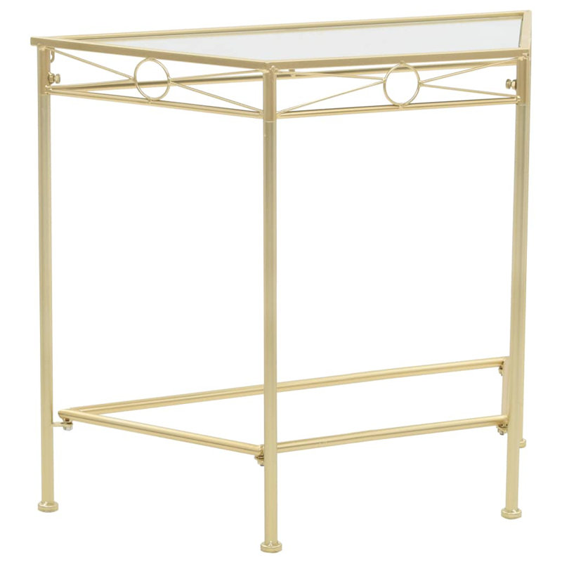 Aine End Table, Gold