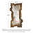 Zen-Style Pine Frame Wall-Mounted Full-Length Mirror-118769976