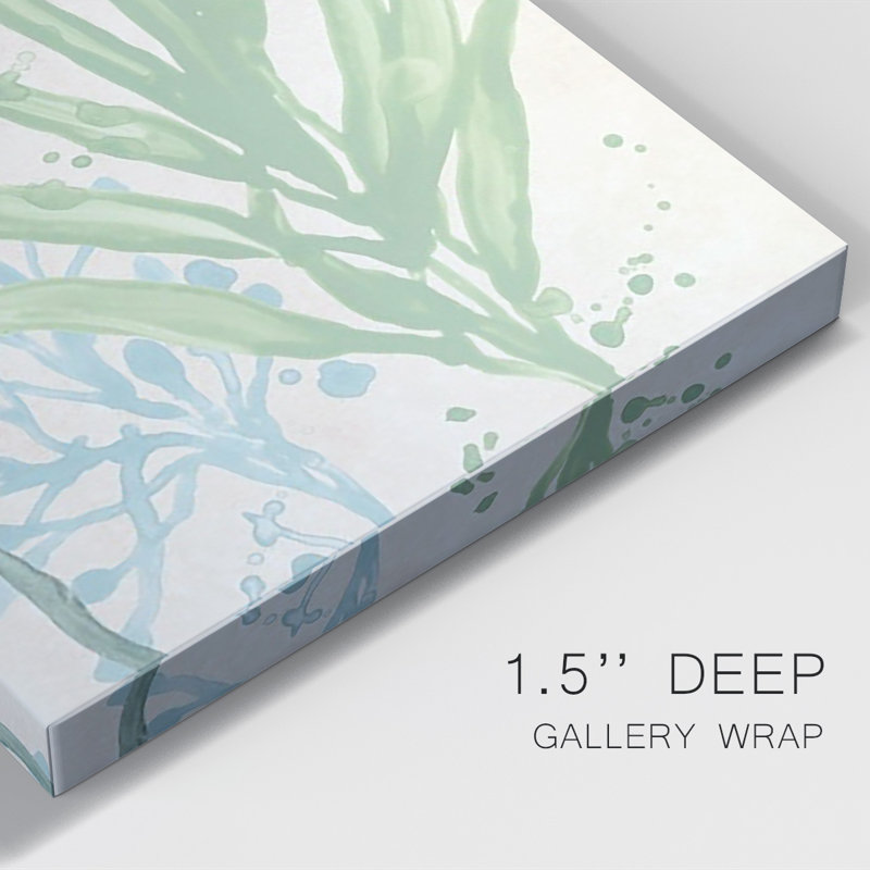«Swaying Seagrass I», toile tendue avec châssis de qualité supérieure - prête à être accrochée, H 18 po x l 12 po x P 1 po