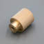 Modern Knurled Chrome Cylinder Knob-1492588463