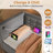Gray Velvet Twin Size Bed With Hydraulic Storage, Convenient Charging, Three - Sided Comfort , And Practical Storage Pockets Daybed & Type C Symmetrical Button Design, Easy Assembly-2121221389
