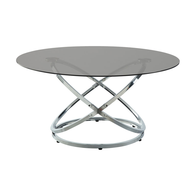 Ensemble de tables d'appoint 3 pièces Luxury Finish Chrome