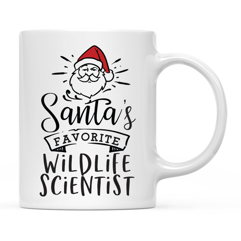 Tasse à café la faune préférée du père Noël