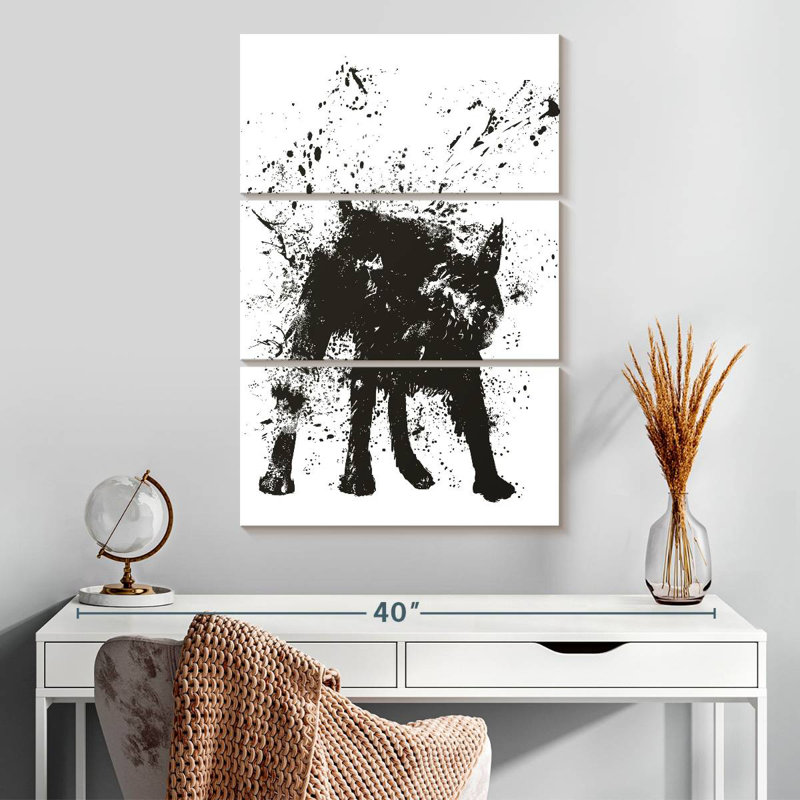 Hitzel Wet Dog, 32" H x 20" W