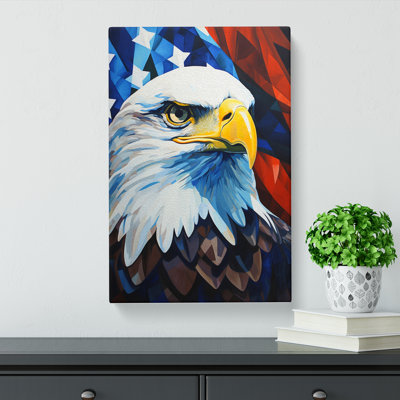 Eagle Constructivism No.2 - Wrapped Canvas