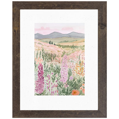 Image de paysage printanier dans la vallée