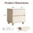 2-Drawer Nightstand, Set Of 2-1754832345