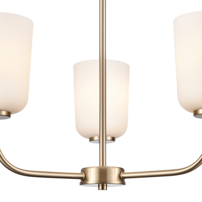 Lustre de 27 po de largeur Laphia, Or moderne, 3