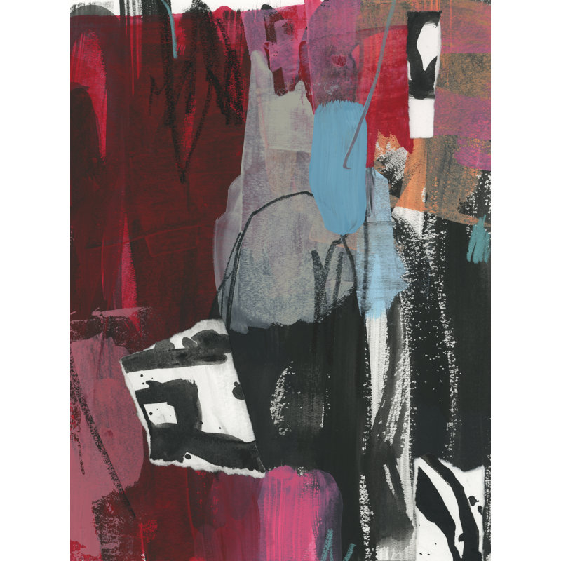 Tayim Plaster Scrape II by June Erica Vess - Wrapped Canvas Print, 46 cm H x 30 cm W