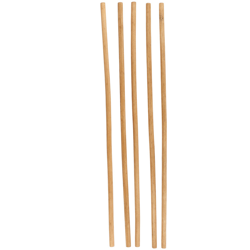 Ensemble de feuillage naturel brun en bambou