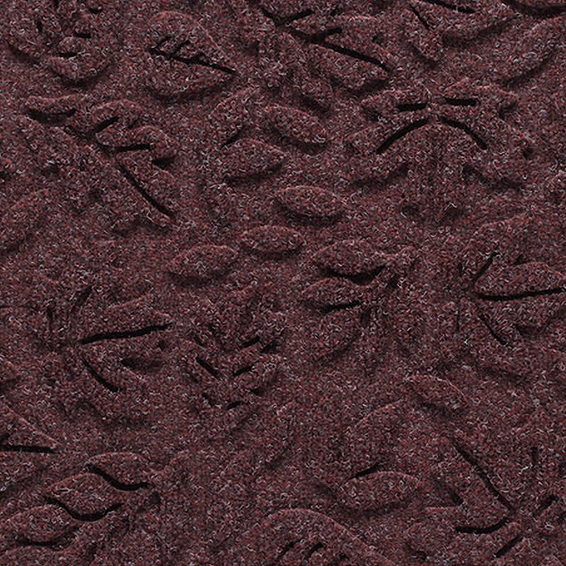 WaterHog® Fall Day 45 in. x 70 in. Indoor Outdoor Doormat, Bordeaux, Rectangle 3'9" x 5'10"