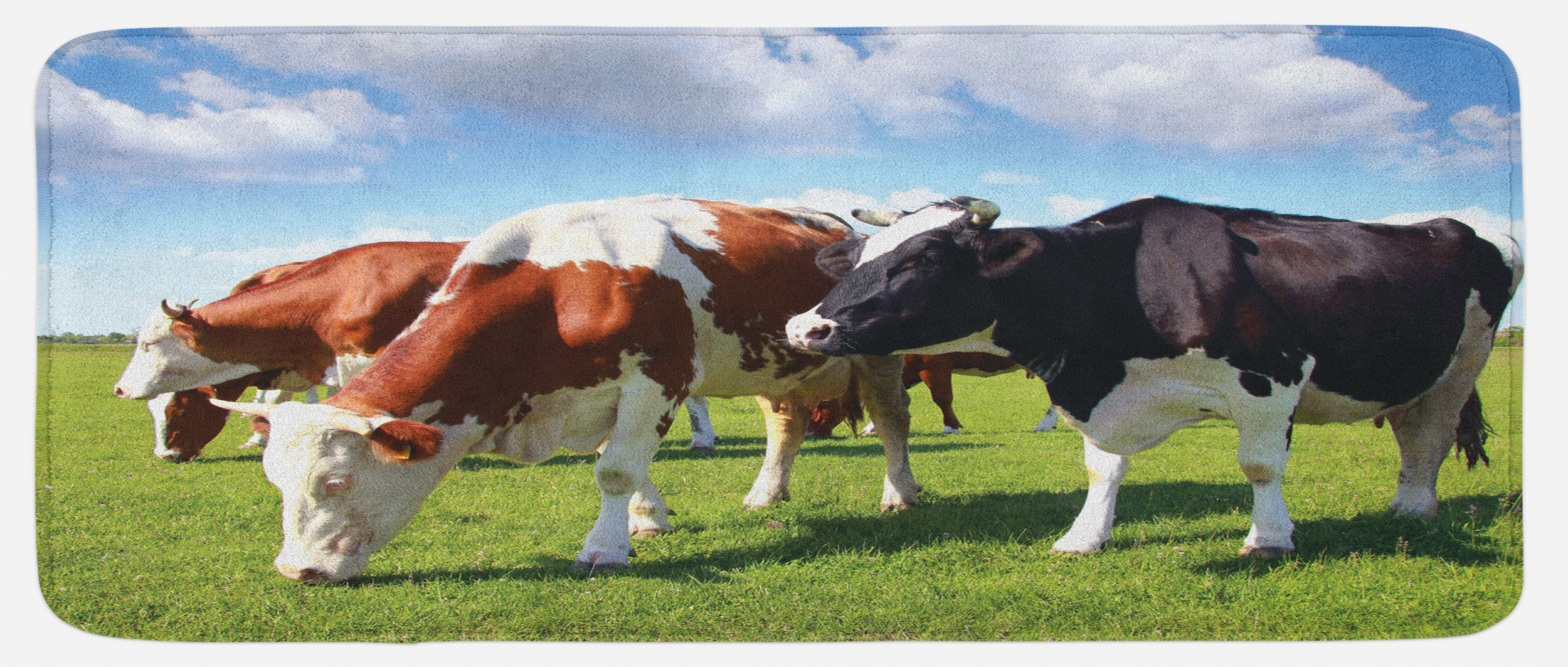 East Urban Home Cattle Kitchen Mat | Wayfair