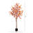 6ft. Pre-Lit Autumn Eucalyptus Artificial Fall Tree with 300 Warm White LED Lights
