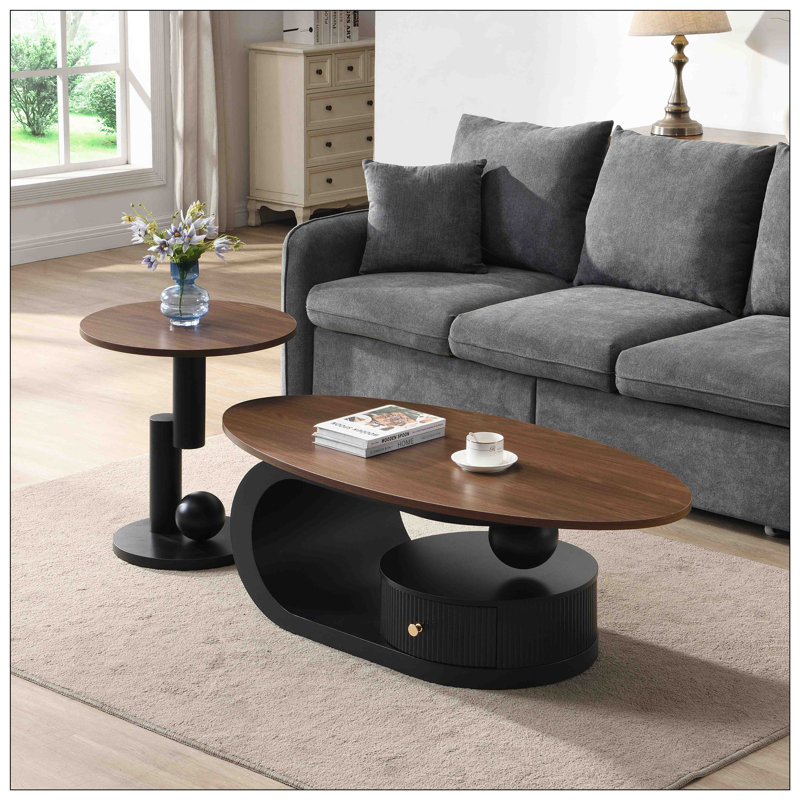 Table basse de salon, Noir