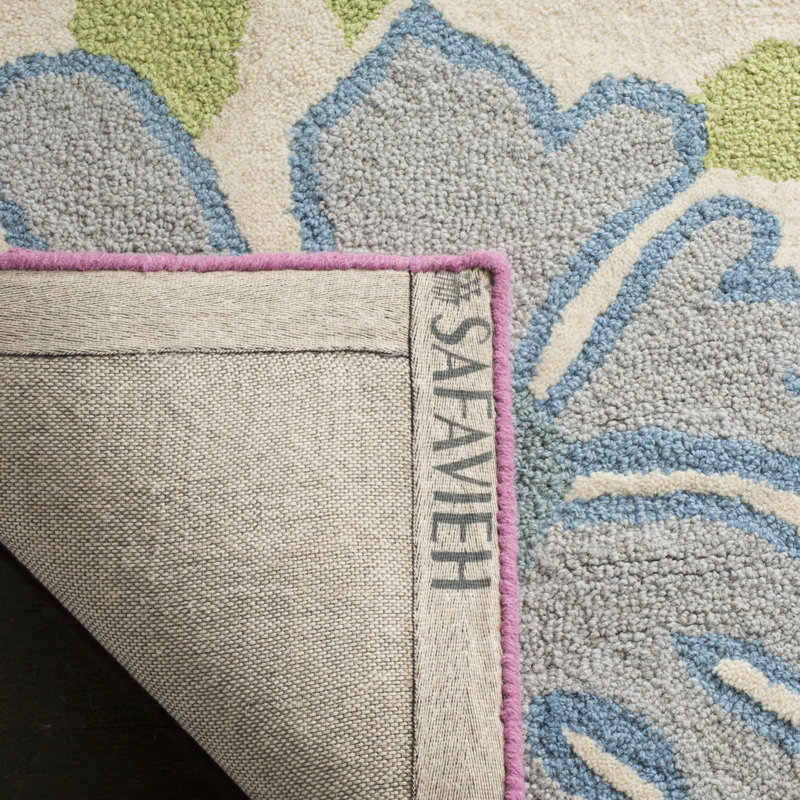 Claro Hand Tufted 80% Wool And 20% Cotton Rug, Rectangle 6' x 9'