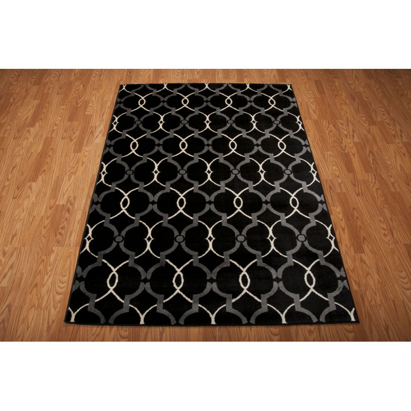 Karragullen Geometric Indoor Rug, Rectangle 3'11" x 5'3"