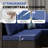 8 Pieces Patio Furniture Set With Fire Pit Table, Includes Splashproof Anti-Slip Cushions - Perfect For Outdoor, Deck, Garden, Poolside-504670380