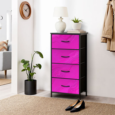 Commode pour commode de chambre à coucher pour commode rose chaud, grunge, magenta, béton, textures et commodes