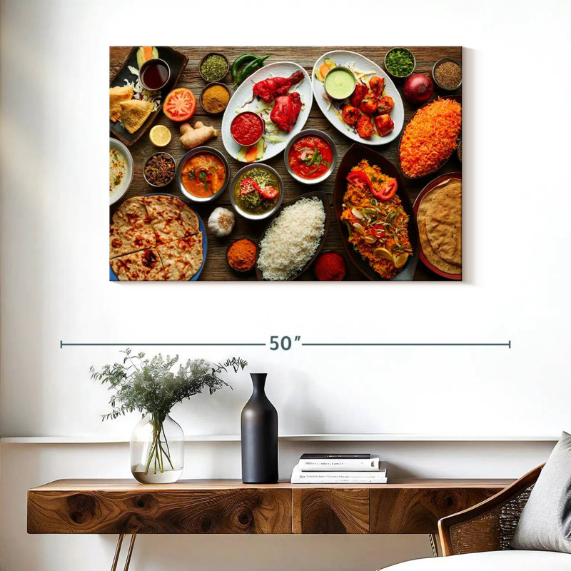 Yarlin Indian Cuisine Specialties, H 26 po x l 39 po