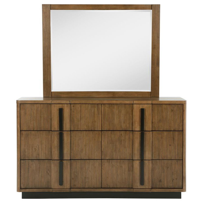 Commode 6 tiroirs avec miroir ignes