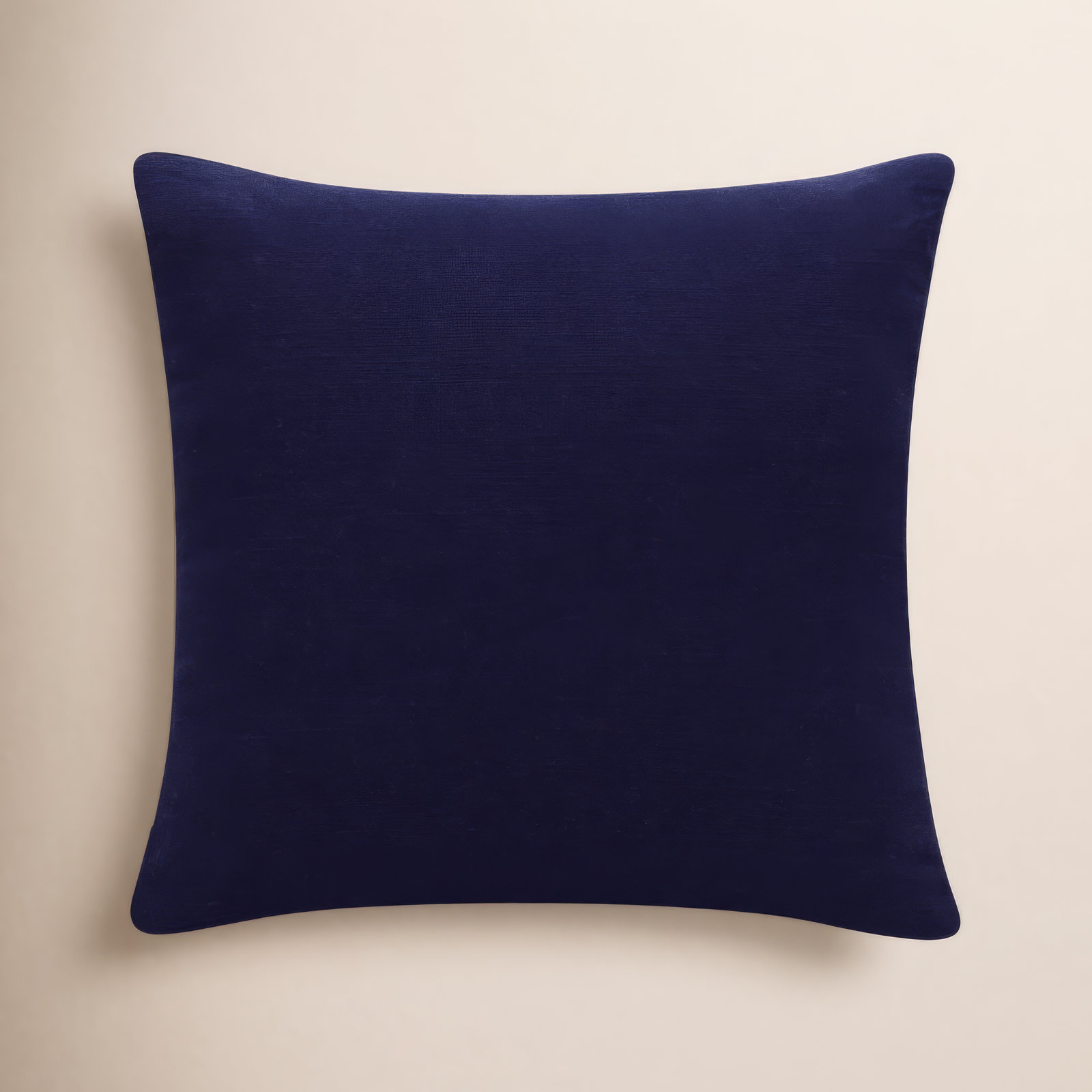 Auburn Geometric Cotton Throw Pillow, Square 18", Blue/Black, Polyester