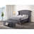 Lift-Top Grey Storage Bench For Bedroom - Stylish & Functional Luxury Velvet With Generous Compartment