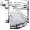 21" Blind Corner Swing Out, Right Handed Unit