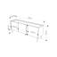 Unfinished TV Stand for TVs up to 49"-1557066085