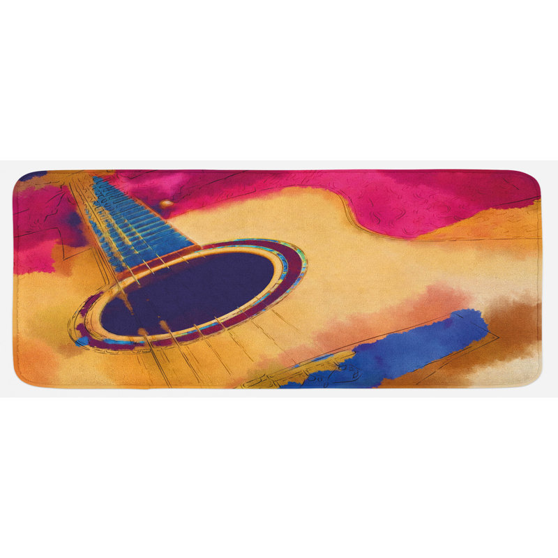 Tapis de cuisine guitare