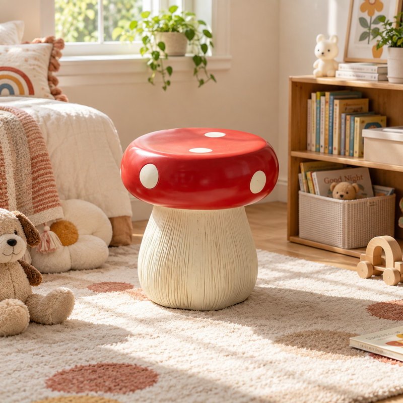 Tabouret de jardin en résine