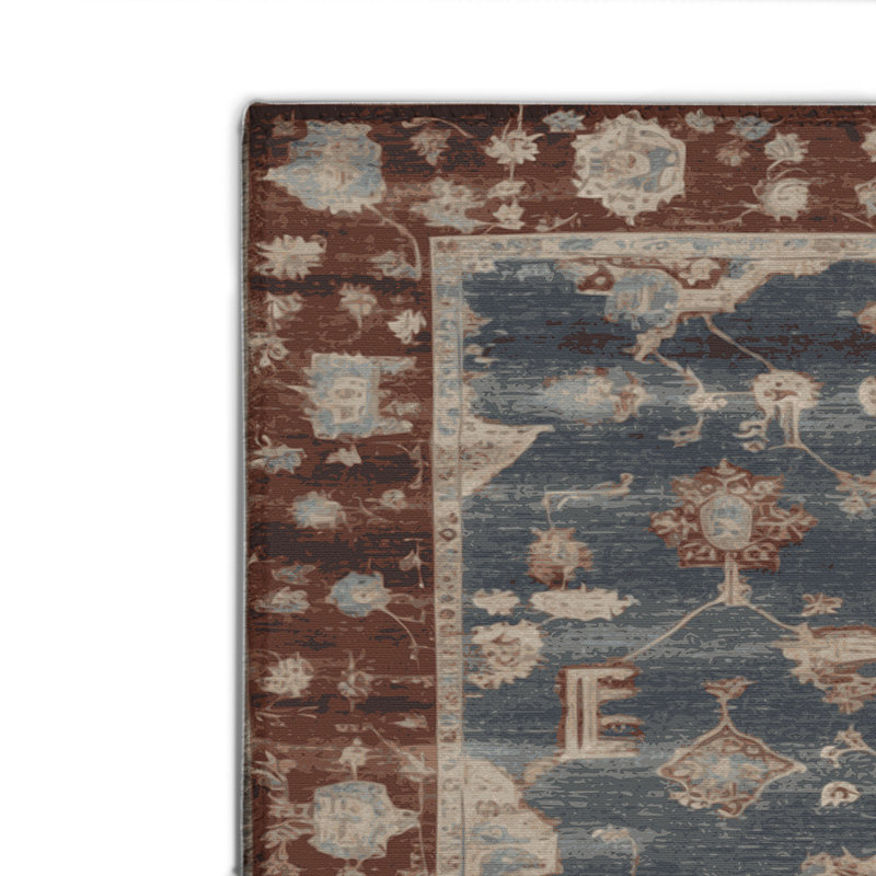Overdyed Gray Indoor and Outdoor Area Rug, Rectangle 2' x 3'