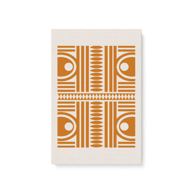 Abstract Heritage III Wrapped Canvas, 12" x 8"