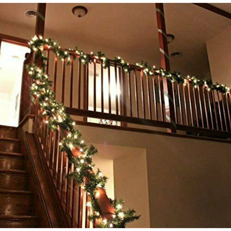 120cm Lighted Faux Garland with Lights