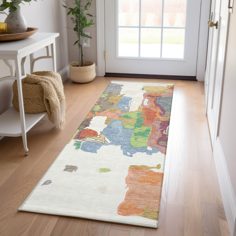  Machine Washable Indoor/Outdoor Chayden ACN1028 Rug, Runner 2'3" x 7'6"