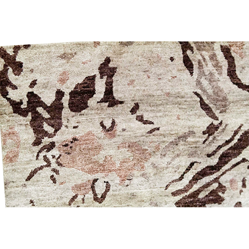 Rayon Abstract Area Rug