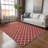 Premium Machine Washable Uran AMF140 Red Rug-1132506601