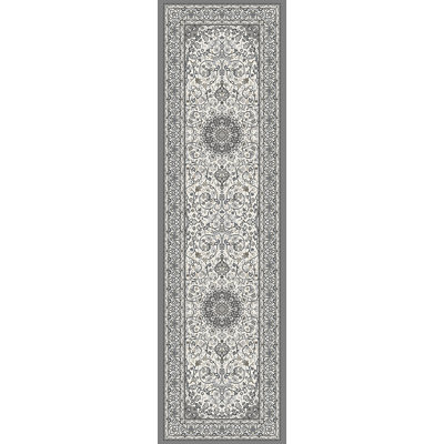 Tapis crème/gris Attell