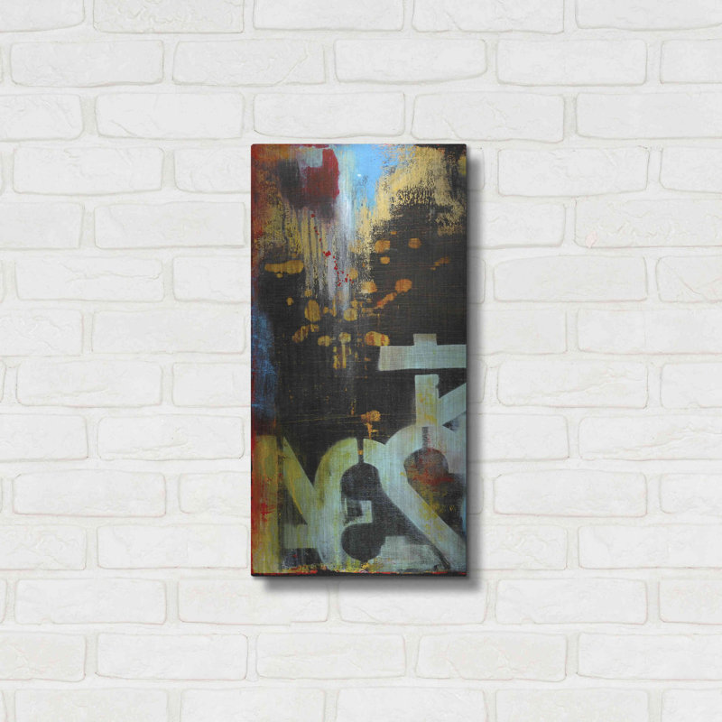 Winston Porter «Out Numbered I» par Erin Ashley, art mural en métal, H 24 po x l 12 po