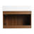 30" Bathroom Vanity & Plywood Sink - Modern Design, Soft Close Hinges, Walnut Color, Float Mounted, For Compact Bath Areas Resin Basin Material,-402003029-402003026
