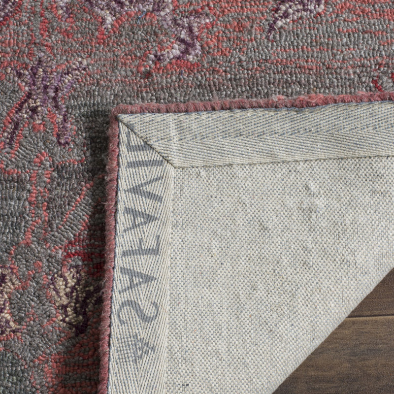 Vintage Oushak Hand Tufted Performance Abstract Rug, Rectangle 6' x 9'