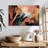 Avery Abstract Peach Flowers-107890247