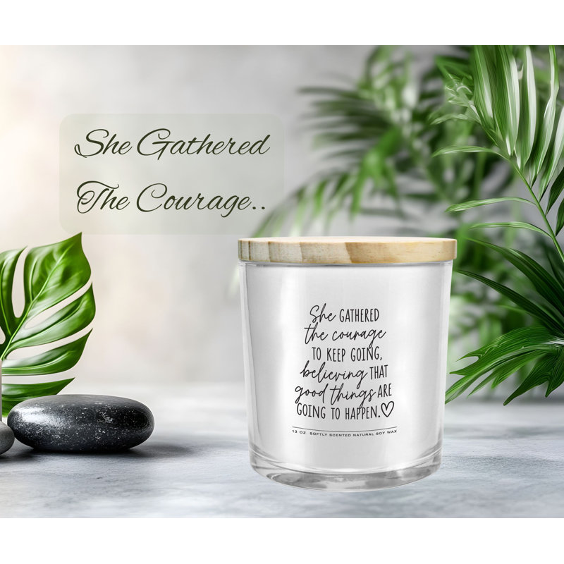 Bougie de soja «She Gathered The Courage»
