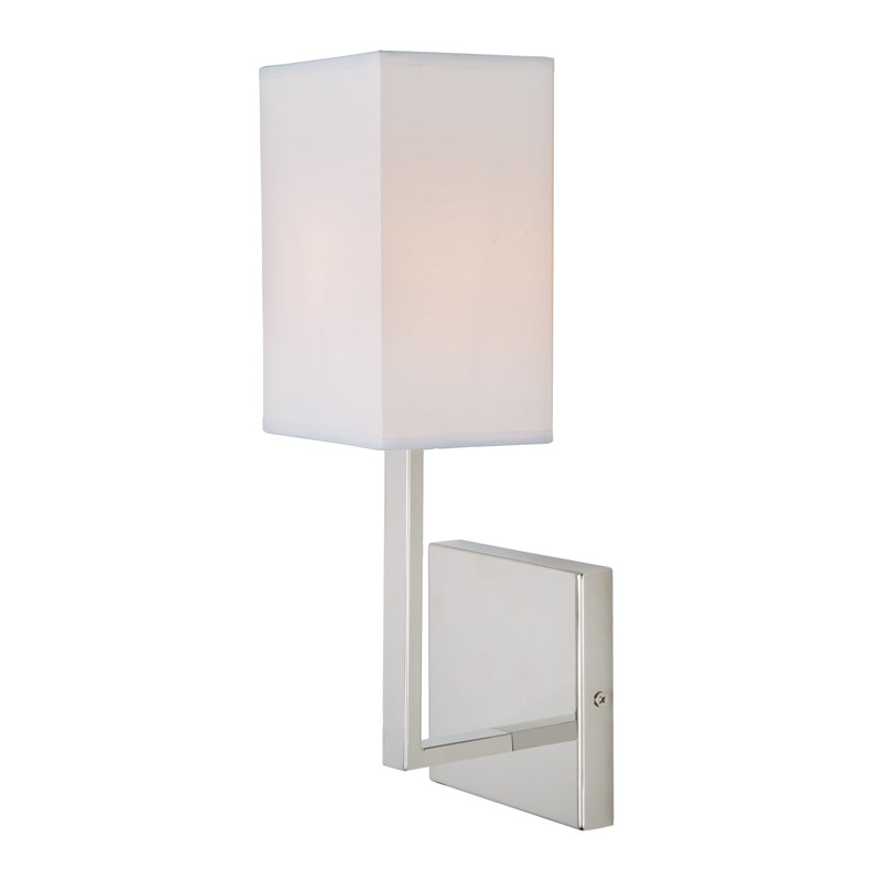 Armed Sconce, Polished Nickel