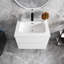 Meuble-lavabo mural 24 po avec lavabo en céramique intégré-578862998