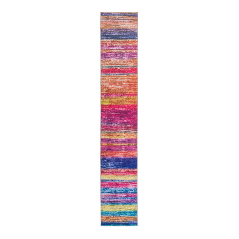 Kampton Chevron Indoor Rug, Runner 2'6" x 14'