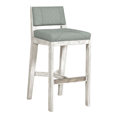 Scoville By Thom Filicia Upholstered Counter Stool with Solid Wood Frame