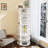 7-Tier Rotating Shoe Rack Tower, 360° Spinning Storage Organizer, Free Standing, Holds 28 Pairs Of Shoes, Space-Saving Design-281976605
