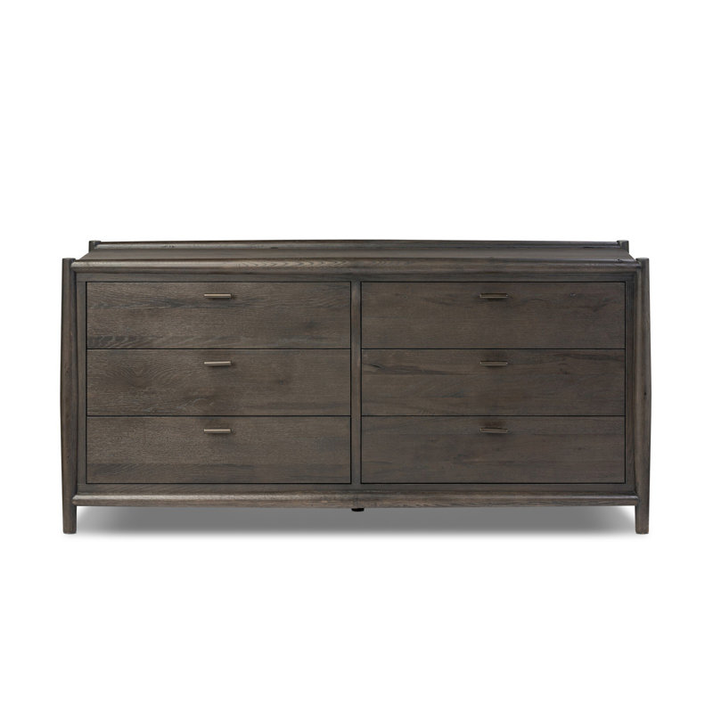 Glenview 6 - Drawer Dresser, Smoked Black