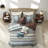 Comfortable Blue Bedding Sets, Plush Polyester, Elegant Traditional Style For Home