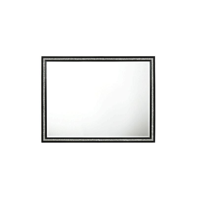 Miroir noir patiné